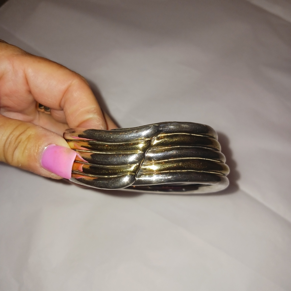 925 solid beautiful cuff bracelet.